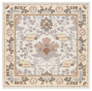 Safavieh Earthly Treasures Hand-tufted Area Rug - Elegant Transitional Design For Cozy Living Spaces Ivory ,Grey 65% Wool,20% Cotton,15% Viscose Et210f-6