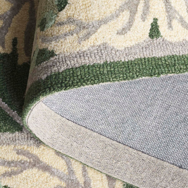 Safavieh Earthly Treasures Hand-tufted Area Rug - Elegant Transitional Design For Cozy Living Spaces Sage ,Beige 65% Wool,20% Cotton,15% Viscose Et210w-6