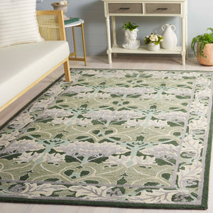 Safavieh Earthly Treasures Hand-tufted Area Rug - Elegant Transitional Design For Cozy Living Spaces Sage ,Beige 65% Wool,20% Cotton,15% Viscose Et210w-6