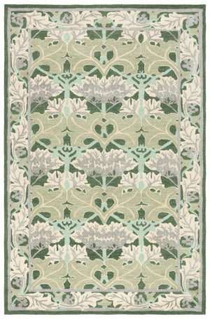 Safavieh Earthly Treasures Hand-tufted Area Rug - Elegant Transitional Design For Cozy Living Spaces Sage ,Beige 65% Wool,20% Cotton,15% Viscose Et210w-6
