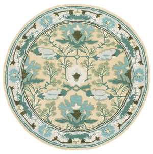 Safavieh Earthly Treasures Hand-tufted Area Rug - Elegant Transitional Design For Cozy Living Spaces Sage ,Beige 65% Wool,20% Cotton,15% Viscose Et210w-6