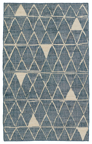 Jaipur Living Eterna Helina Global Contemporary Handmade Indoor Rug Navy 9'x12'