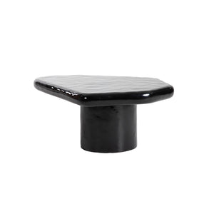 Lh Imports Eternal Black Coffee Table - Sleek Gloss Finish, Nesting Design, Versatile Décor Fit For Your Home Black Concrete,Gloss Finish Ete032