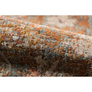 AMER Rugs Eternal Lisbon ETE-11 Power-Loomed Machine Made Polypropylene Transitional Medallion Rug Taupe 6'7" x 6'7"R