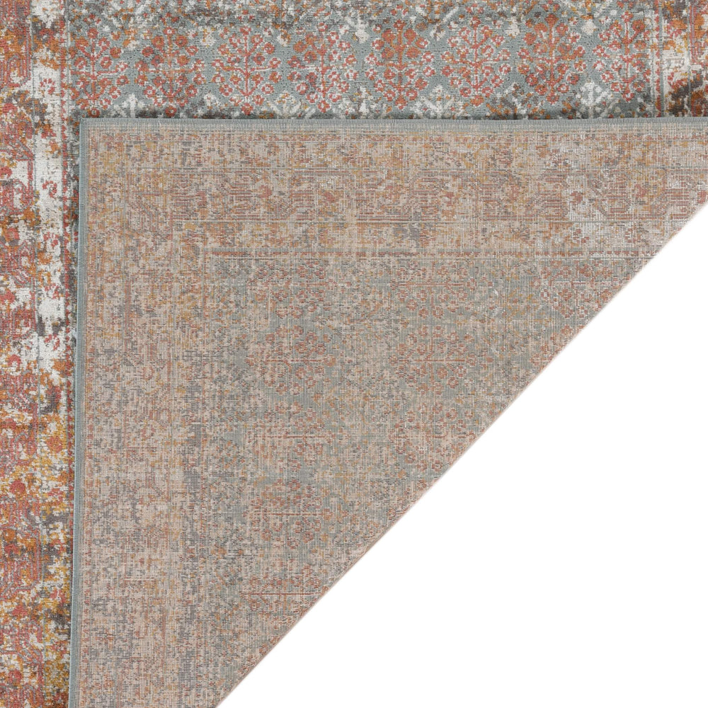 AMER Rugs Eternal Bordered Farmhouse Rug Power Loomed Polypropylene Vintage Accent for Home Decor Spaces 2'7" X 7'6" ETE152776