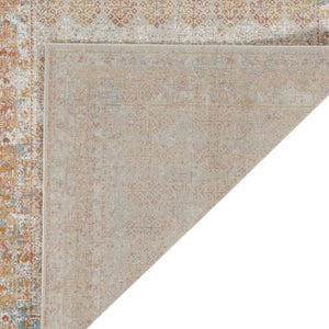 Amer Rugs Eternal Farmhouse Bordered Area Rug - Vintage Charm, Durable Design For Timeless Home Elegance Beige,Rust Polypropylene Ete162203