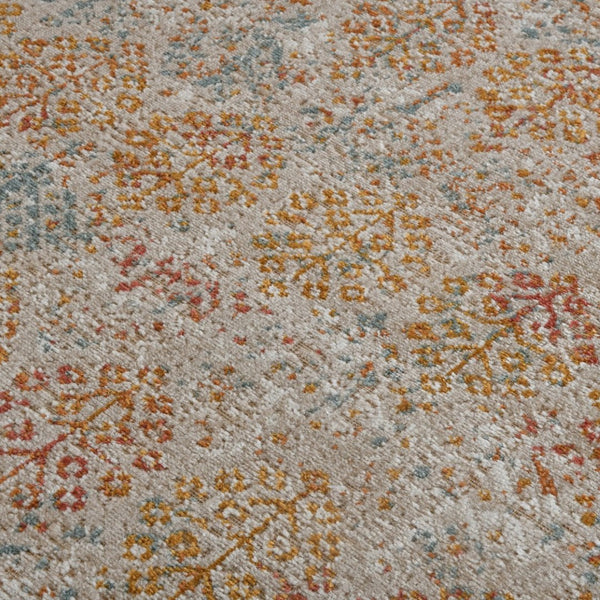 Amer Rugs Eternal Farmhouse Bordered Area Rug - Vintage Charm, Durable Design For Timeless Home Elegance Beige,Rust Polypropylene Ete162203