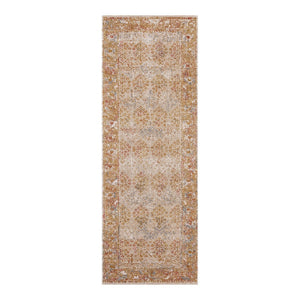 Amer Rugs Eternal Farmhouse Bordered Area Rug - Vintage Charm, Durable Design For Timeless Home Elegance Beige,Rust Polypropylene Ete162776
