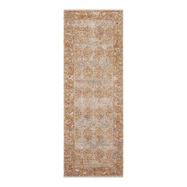 Amer Rugs Eternal Farmhouse Bordered Area Rug - Vintage Charm, Durable Design For Timeless Home Elegance Beige,Rust Polypropylene Ete162776