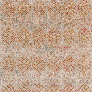 AMER Rugs Eternal Pierson ETE-16 Power-Loomed Machine Made Polypropylene Transitional Bordered Rug Beige 6'7" x 6'7"R