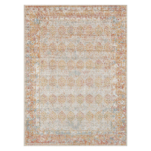AMER Rugs Eternal Bordered Farmhouse Polypropylene Area Rug Vintage Warm Living Room Accent ETE169101310
