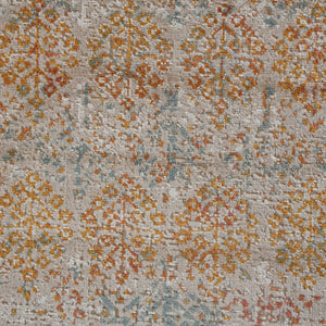 Eternal Bordered Farmhouse Polypropylene Area Rug Vintage Warm Living Room Accent
