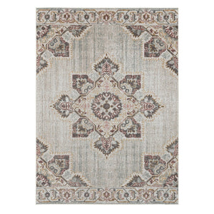 Amer Rugs Eternal Farmhouse Medallion Power-loom Area Rug – Vintage Charm And Durability For Any Space Beige,Sand Polypropylene Ete202203