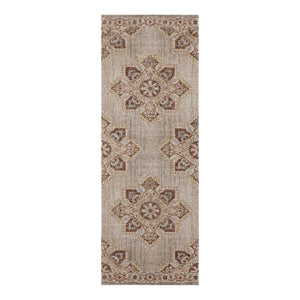 Amer Rugs Eternal Farmhouse Medallion Power-loom Area Rug – Vintage Charm And Durability For Any Space Beige,Sand Polypropylene Ete202776