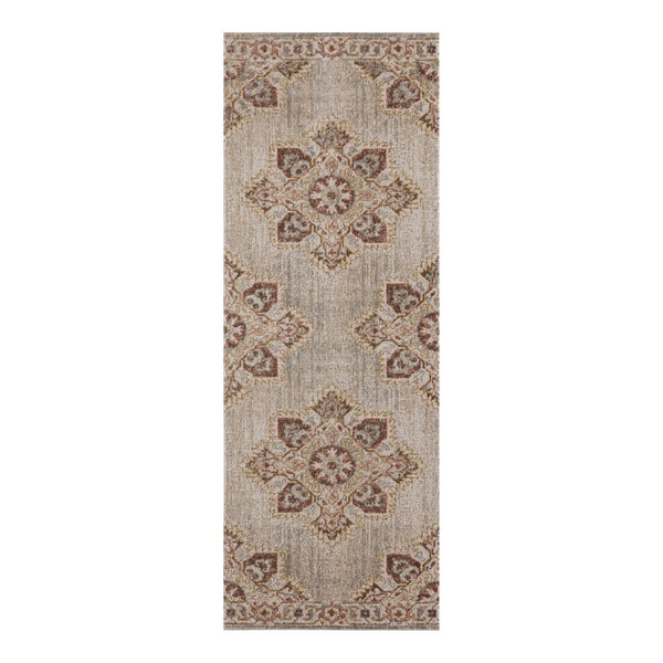 Amer Rugs Eternal Farmhouse Medallion Power-loom Area Rug – Vintage Charm And Durability For Any Space Beige,Sand Polypropylene Ete202776