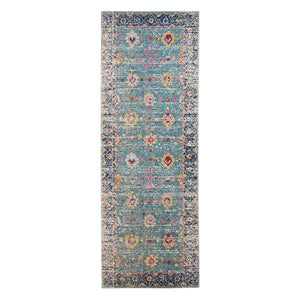 Eternal Vintage Floral Power-loomed Polypropylene Area Rug for Living and Dining Rooms