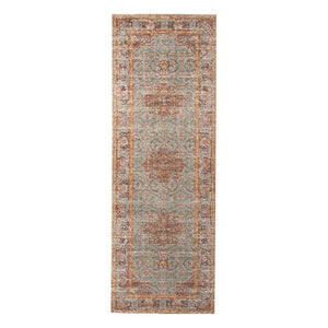 Amer Rugs Eternal Farmhouse Bordered Area Rug - Vintage Charm, Durable Design For Timeless Home Elegance Seafoam Green Polypropylene Ete302776