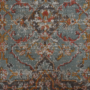 Amer Rugs Eternal Farmhouse Bordered Area Rug - Vintage Charm, Durable Design For Timeless Home Elegance Seafoam Green Polypropylene Ete302776