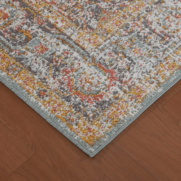Eternal Bordered Farmhouse Area Rug Power-loomed Polypropylene for Stylish Living Spaces