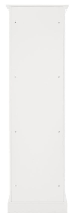 Safavieh Surrey Elegant Hall Tree With 6 Open Shelves And 2 Hooks For Organized Entryway Storage Solutions White ETG2101A