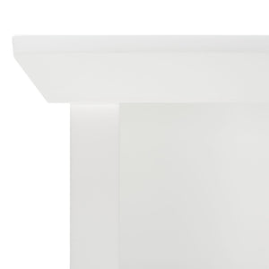 Safavieh Surrey Elegant Hall Tree With 6 Open Shelves And 2 Hooks For Organized Entryway Storage Solutions White ETG2101A