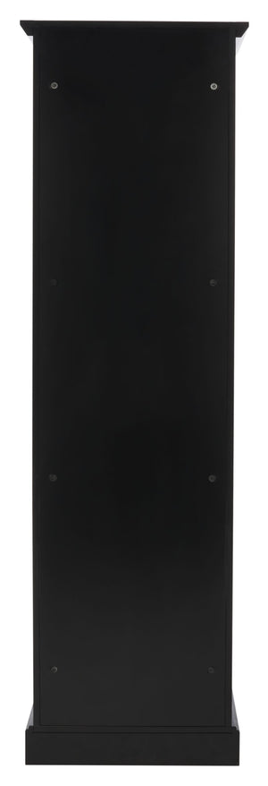 Safavieh Surrey Elegant Hall Tree With 6 Open Shelves And 2 Hooks For Organized Entryway Storage Solutions Black ETG2101B