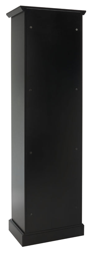 Safavieh Surrey Elegant Hall Tree With 6 Open Shelves And 2 Hooks For Organized Entryway Storage Solutions Black ETG2101B