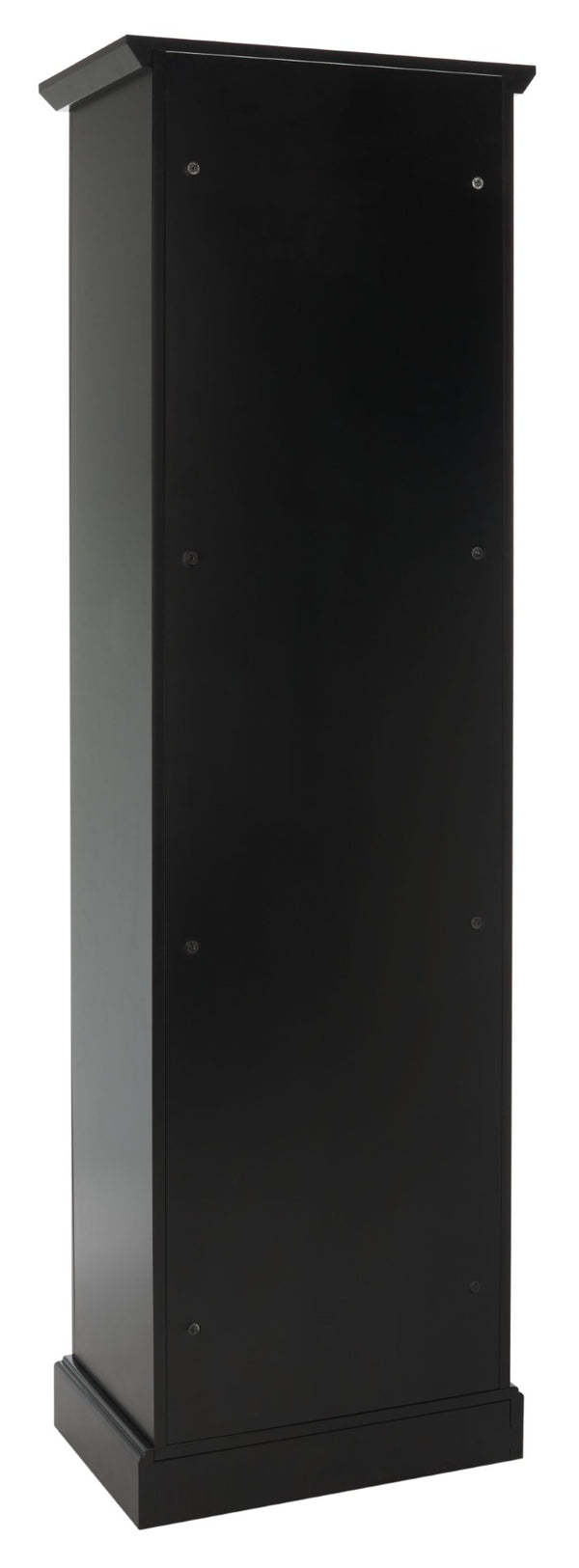 Safavieh Surrey Elegant Hall Tree With 6 Open Shelves And 2 Hooks For Organized Entryway Storage Solutions Black ETG2101B