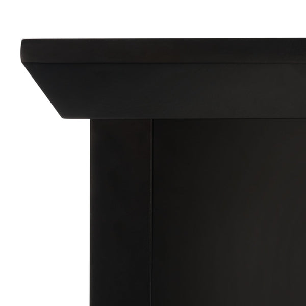 Safavieh Surrey Elegant Hall Tree With 6 Open Shelves And 2 Hooks For Organized Entryway Storage Solutions Black ETG2101B