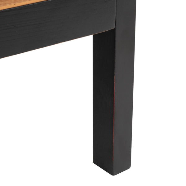 Safavieh Franz Modern Coastal Etagere With 3 Open Shelves - Stylish Black Wood & Natural Cane Accent Design ETG2104A