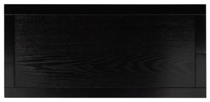 Safavieh Franz Modern Coastal Etagere With 3 Open Shelves - Stylish Black Wood & Natural Cane Accent Design ETG2104A
