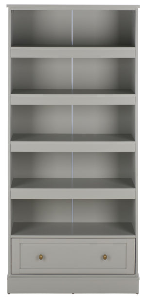 Shafa Bookcase With Drawer — Slim Vertical Storage For Books & DéCor, Engineered Wood, Compact Organizer