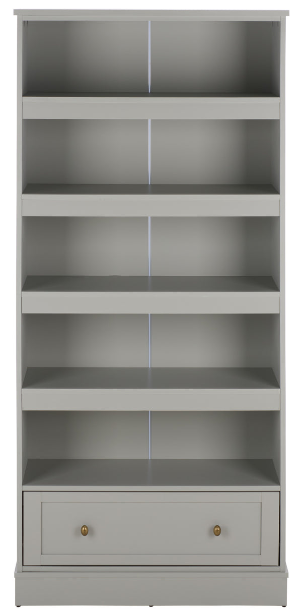 Shafa Bookcase With Drawer — Slim Vertical Storage For Books & DéCor, Engineered Wood, Compact Organizer