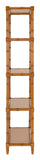 Safavieh Ebo Modern Coastal 4 Tier Etagere Brown ETG3500D