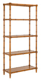 Safavieh Ebo Modern Coastal 4 Tier Etagere Brown ETG3500D