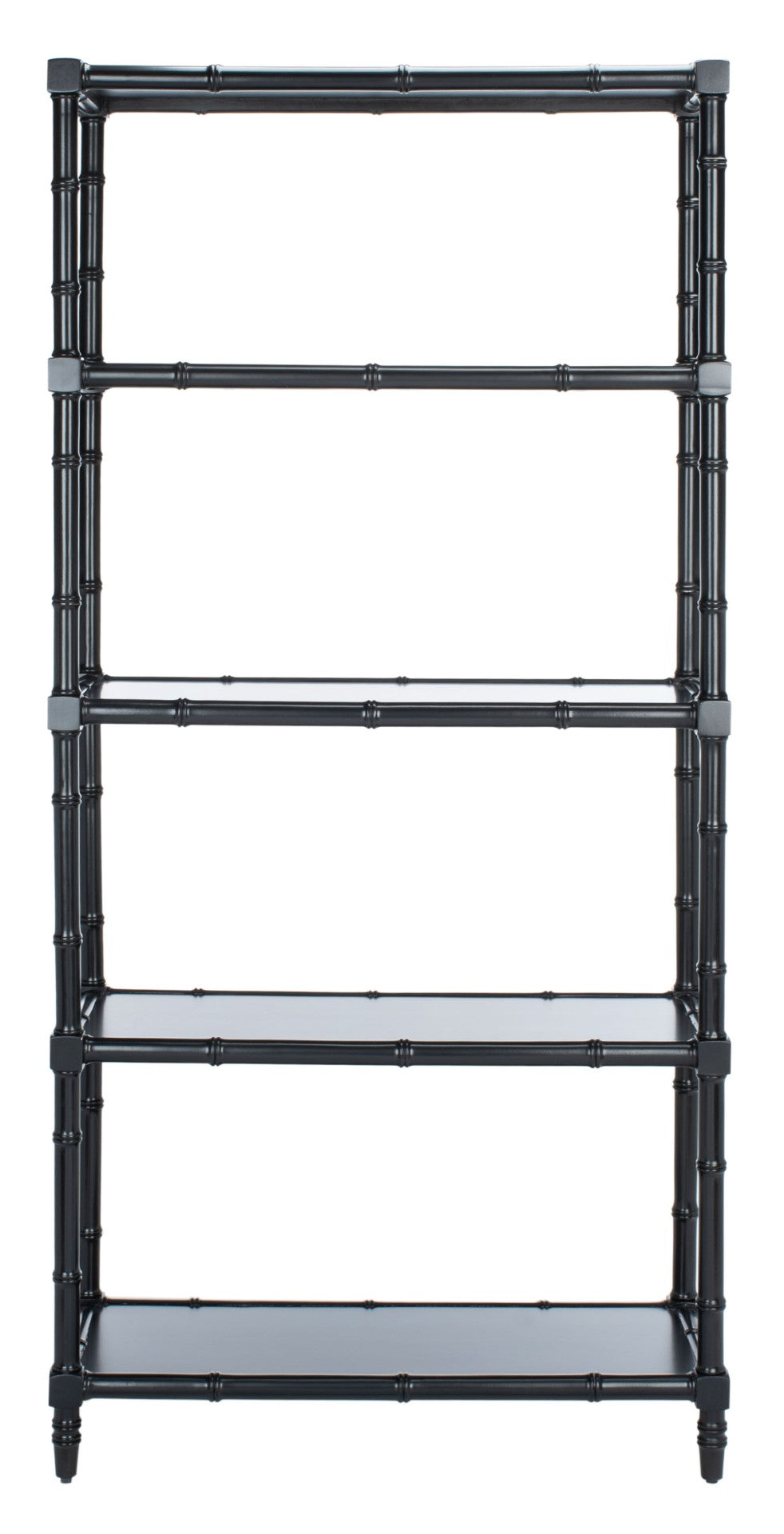 Safavieh Ebo Modern Coastal 4-Tier Etagere - Stylish Bamboo Frame, Versatile Storage For Home Or Office Decor ETG3500E
