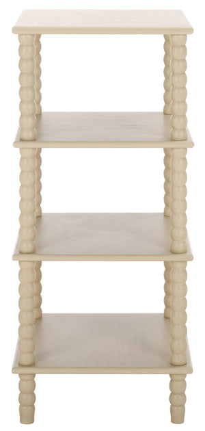 Safavieh Dilyn 4-Tier Shelving Unit - Stylish Vertical Storage For Books And Decor In Any Room Or Office Sand ETG5702A