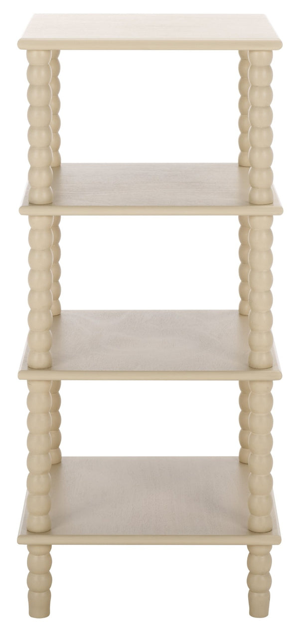 Safavieh Dilyn 4-Tier Shelving Unit - Stylish Vertical Storage For Books And Decor In Any Room Or Office Sand ETG5702A