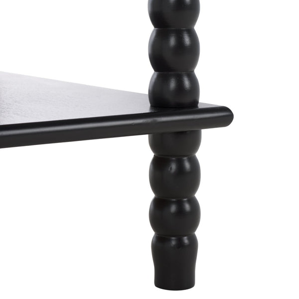 Safavieh Dilyn 4-Tier Shelving Unit - Stylish Vertical Storage For Books And Decor In Any Room Or Office Matte Black ETG5702B