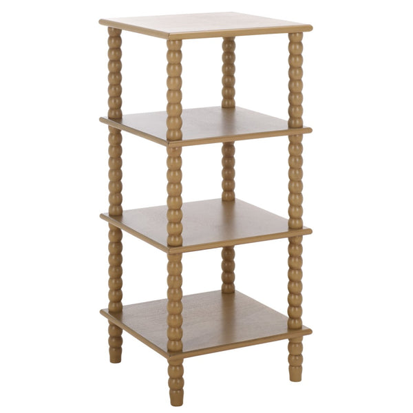 Safavieh Dilyn 4-Tier Shelving Unit - Stylish Vertical Storage For Books And Decor In Any Room Or Office Desert Brown ETG5702C