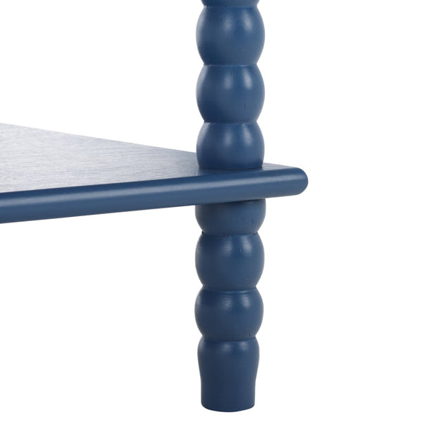 Safavieh Dilyn 4-Tier Shelving Unit - Stylish Vertical Storage For Books And Decor In Any Room Or Office Blue ETG5702E