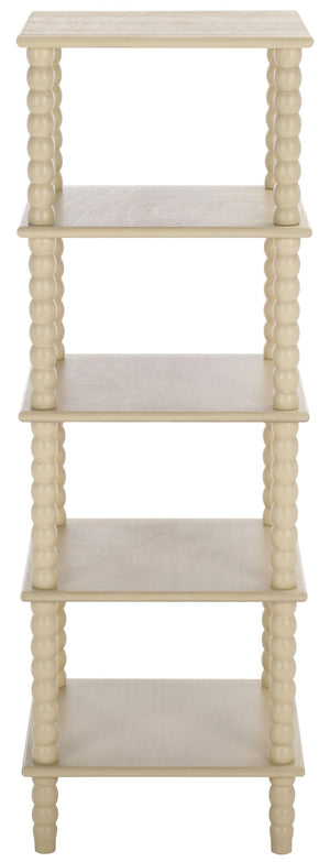 Safavieh Dilyn 5-Tier Shelving Unit - Stylish Storage Solution For Home, Office, And Compact Spaces Sand ETG5703A