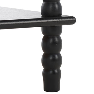 Safavieh Dilyn 5-Tier Shelving Unit - Stylish Storage Solution For Home, Office, And Compact Spaces Matte Black ETG5703B