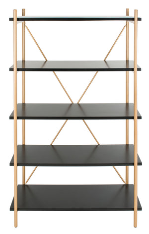 Safavieh Rigby 5 Tier Etagere Black/Gold ETG6206B