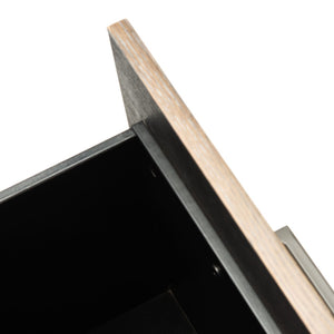 Safavieh Jola 5-Shelf Etagere With Drawer - Stylish Rustic Oak & Gunmetal Display Unit For Home Organization ETG6400A