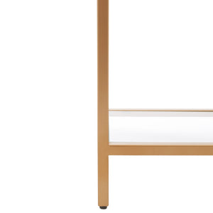 Safavieh Ramie Etagere With Staggered Shelves For Stylish Display In Living Rooms, Offices, And Entryways Gold ETG6404A