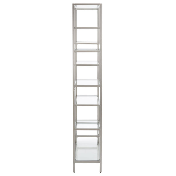 Safavieh Ramie Etagere With Staggered Shelves For Stylish Display In Living Rooms, Offices, And Entryways Silver ETG6404B