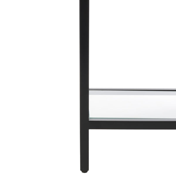 Safavieh Ramie Etagere With Staggered Shelves For Stylish Display In Living Rooms, Offices, And Entryways Matte Black ETG6404C