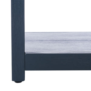 Safavieh Johni Etagere With 5 Open Shelves And 1 Stylish Drawer For Elegant Home Organization And Display Navy ETG9200A