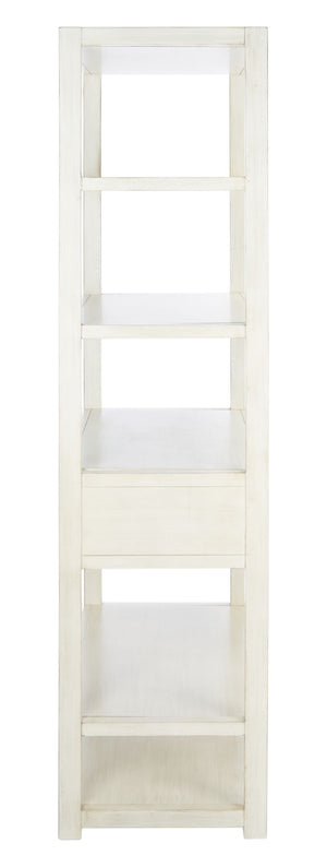 Safavieh Johni Etagere With 5 Open Shelves And 1 Stylish Drawer For Elegant Home Organization And Display Antique White ETG9200B